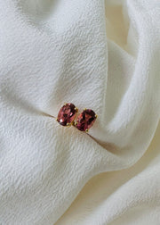 Elsie - 18k Yellow Gold Tourmaline Earring Studs