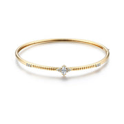 18k Yellow Gold Diamond Bangle