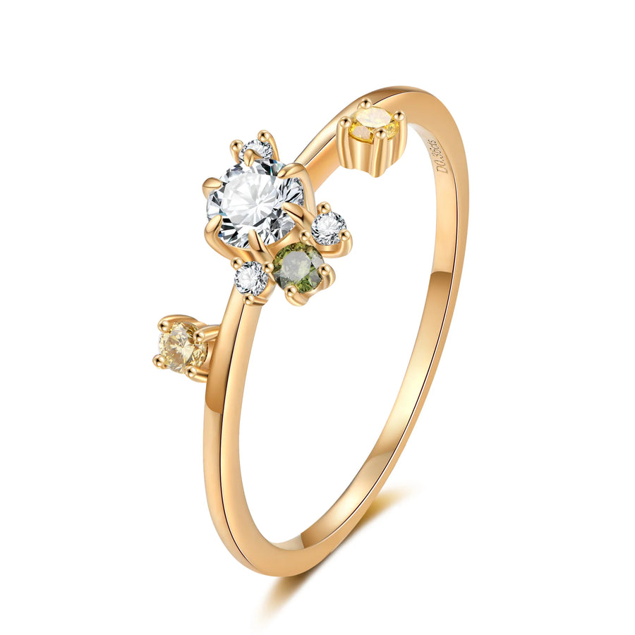 Jasmine - 18ct Rose Gold Diamond Ring