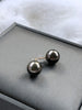 Tahitian Pearl 18ct Yellow Gold Earring Studs