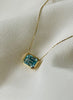 Ariel - 18ct Rose Gold Aquamarine Necklace