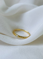 Luna - 18ct Yellow Gold Diamond Ring