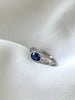 Naia - 18ct White Gold Blue Sapphire ring