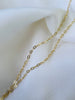 18ct Yellow Gold Link Chain - width 2mm