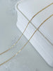 18ct Yellow Gold Dainty Cable Chain - width 1mm