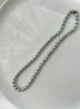 Silver Blue 7.5mm Akoya Pearl Necklace