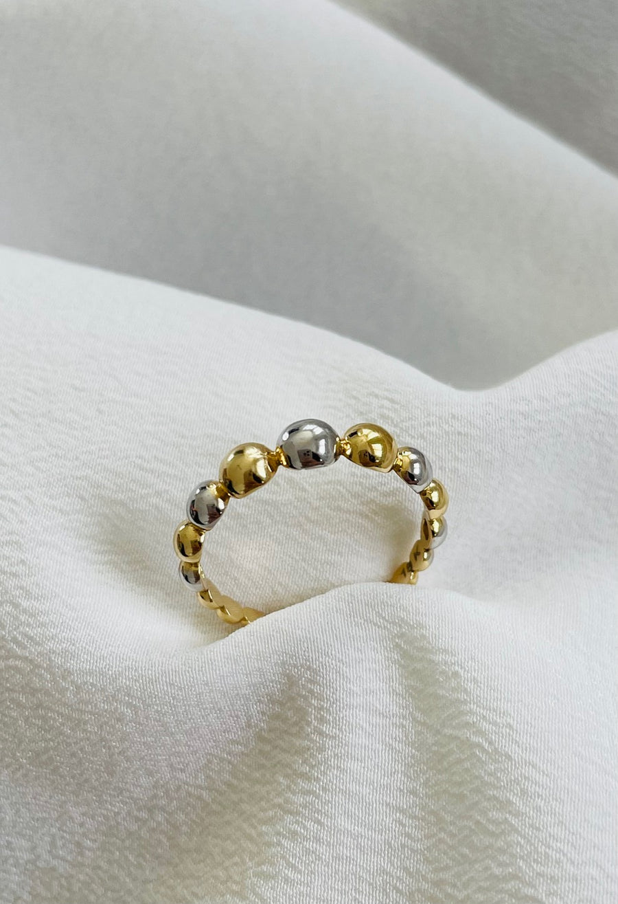 18ct Yellow and White Gold Ring - Sofia