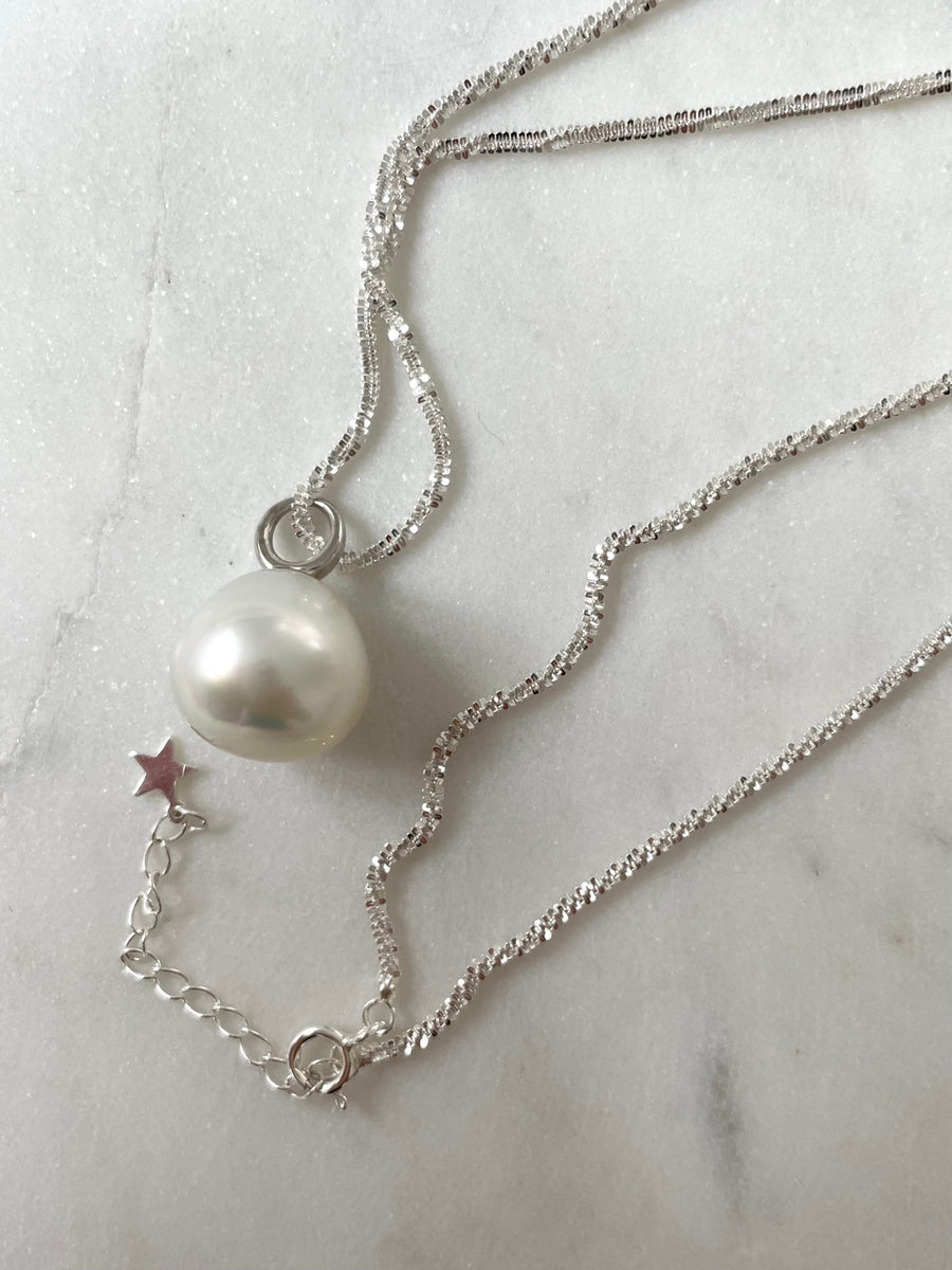 South Sea Pearl Pendant 18ct White Gold